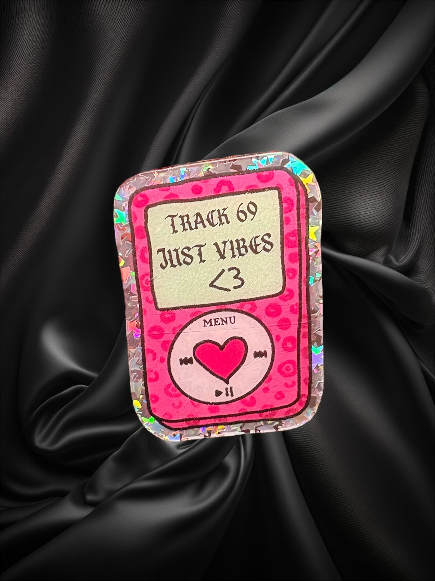 iPOD VIBES Acrylic Pin