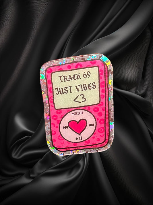 iPOD VIBES Acrylic Pin