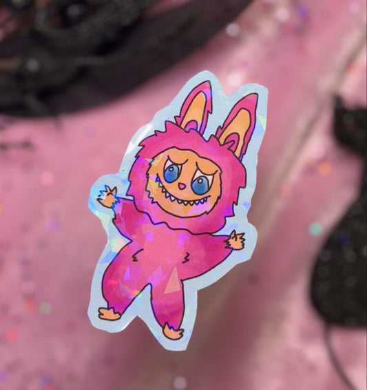 PINKIE LABUBU Sticker