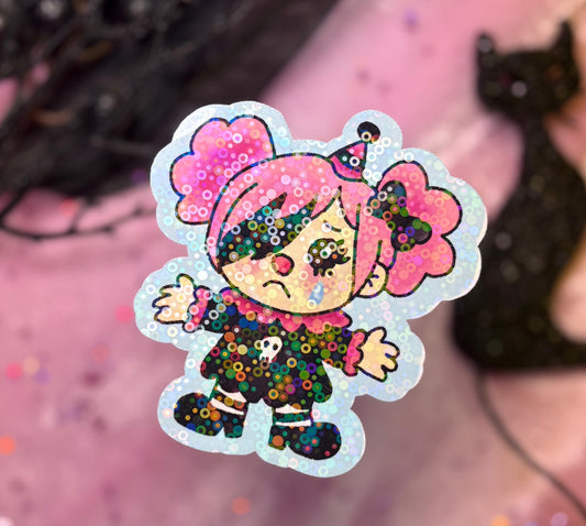 EMO CLOWN BABY Sticker