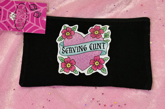 SERVING CUNT Zipper Pouch