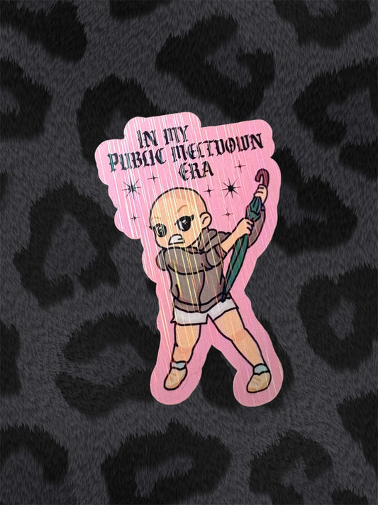 PUBLIC MELTDOWN ERA Sticker