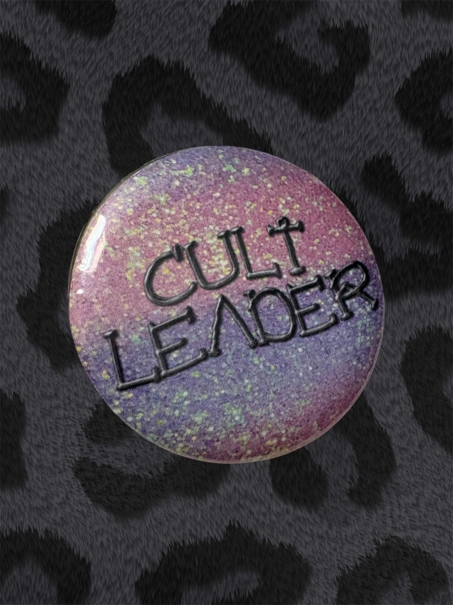 CULT LEADER Button